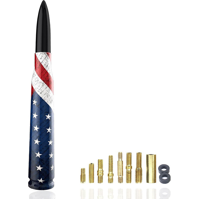 🚨 Bullet Antenna for Dodge Ram & Ford F-Series | Anti-Theft Lock⚡【Truck Pro】🇺🇸Flag Design Radio Antenna F150/F250/F350/Raptor/Bronco (1990-Current) - 360° Signal Booster 🚨 Bullet Antenna for Dodge Ram & Ford F-Series | Anti-Theft Lock⚡【Truck Pro】🇺🇸Flag Design Radio Antenna F150/F250/F350/Raptor/Bronco (1990-Current) - 360° Signal Booster